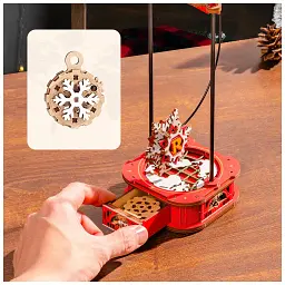 Конструктор Robotime Rokr 3D Санта на санях (MCD05) - миниатюра 5
