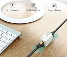 З'єднувач витої пари UGREEN NW114 RJ45 Network Keystone Coupler білий (20311) - мініатюра 3