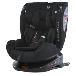 Автокрісло дитяче ME 1114 EVEREST Black 0,1,2,3 (до36кг) 5-ти точ. рем. безпеки isofix 360,чорний