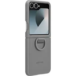 oryhynaln-i-sylykonov-i-chekhol-s-koltsom-silicone-case-dlia-samsung-galaxy-z-flip6-gray-ef-pf741tjegua