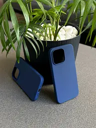 Чохол MAKE Apple iPhone 15 Pro Max Silicone Navy Blue - мініатюра 3