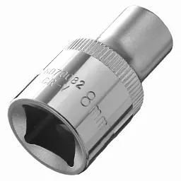 Насадка шестигранна коротка 1/2" 8мм CrV ULTRA (6070082) - мініатюра 2