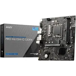 Материнська плата MSI PRO H610M-G DDR4 s1700 H610 2xDDR4 HDMI DP D-Sub mATX - мініатюра 5