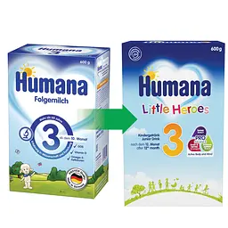 Суха молочна суміш Humana 3, 600 г - мініатюра 2