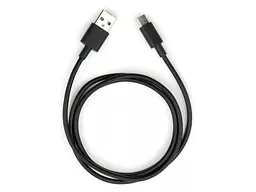 Кабель Vinga USB 2.0 AM to Type-C PVC 1m black (VCPDCTC1BK)