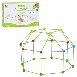 Дитячий конструктор-намет 3D Tent Series 137-2(Green) 68 деталей, каркасний
