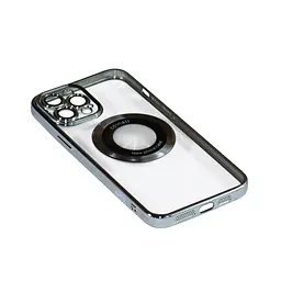 Магнітний чохол XON PhoneCase Magnetic для iPhone 12 Pro Max (PCMC1112400G 68116) Сірий/Прозорий - мініатюра 3