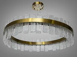 Подвесная хрустальная светодиодная люстра 190 ватт Diasha 817/800BR - мініатюра 5