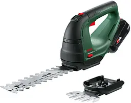 Ножиці для трави акумуляторні AdvancedShear 18V-10 + насадка кущоріз 10/20см крок різу 8мм 1xP Bosch sad0001730