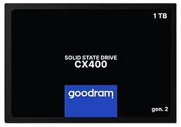 Твердотільний накопичувач SSD 1Tb, CX400 (Gen.2), SATA3, 2.5", TLC 3D, 550/500 МБ/с Goodram teh0019743 - мініатюра 1