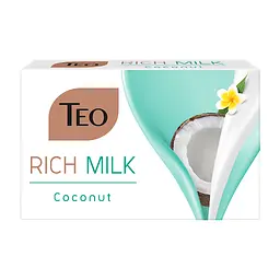 Твердое мыло Teo Beauty Rich Milk Coconut 90 г (3800024047404)