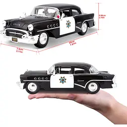 Ігрова автомодель Maisto 1955 Buick Century 1:26 (31295 black) - мініатюра 14