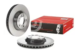 Диск тормозной передний вентилируемый VW Touareg I, Audi Q7 02-18г Brembo ( 09.C882.11 ) - миниатюра 2