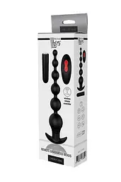 Анальна пробка Dreamtoys Graduating Beads 20.7 см чорний - мініатюра 4