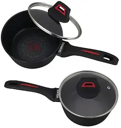 Ковшик Edenberg EB-13090 (1,5л x 18х8 см) з термоіндикатором і кришкою з антипригарним покриттям