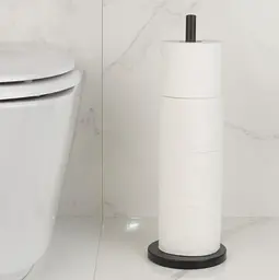 Стійка для туалетного паперу Yoka SP1 black P.SP1-BLK, Чорний матовий - мініатюра 5
