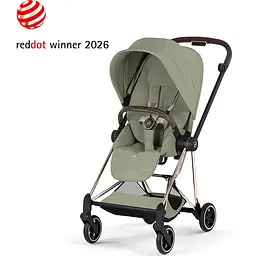 Прогулянкова коляска Cybex Mios Style 5.0 Sage Green шасі Rosegold