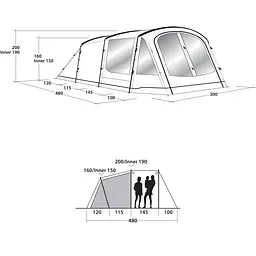 Намет Outwell Springwood 5 Green (111211) - мініатюра 2