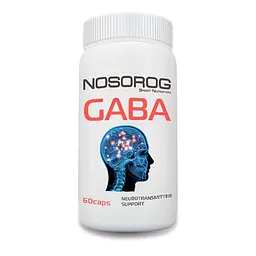 Амінокислота Nosorog GABA, 60 капсул