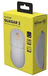Миша HATOR Quasar 3 Wireless White (HTM731) - мініатюра 7