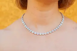 Комплект Кольє і сережки Xuping Jewelry Анабель сріблястий - мініатюра 2