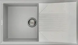 Кухонна мийка Adamant NOVAK old stone 850x500x240 мм, з крилом 85 см