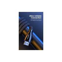 Кабель мультимедійний HDMI M to HDMI M 2.0m braided HD140 black Ugreen (80403) - мініатюра 4