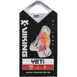 Балансир Viking Fishing Yeti Ice Jig 20mm 3.0g #15 Pink Moon - мініатюра 2