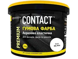 Фарба гумова CONTACT 3,5кг (9016) бiлий