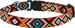 Нашийник для собак BronzeDog Tribal гуцульський помаранч XS - мініатюра 3