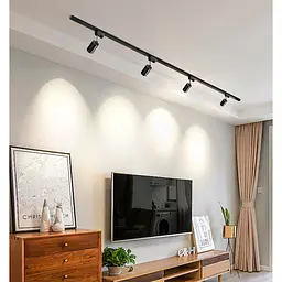 Світильник трековий Eurolamp для ламп чорний (LHT-LED-GU10(black)) - мініатюра 4
