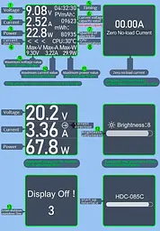 USB-C - тестер з мульти-екранним інтерфейсом Atorch AT085 ((Hidance) - мініатюра 7