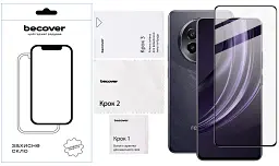 Скло захисне BeCover Realme 13 Plus 5G Black (712502) - мініатюра 3