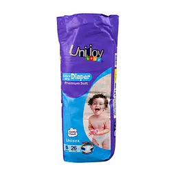 Підгузки Unijoy baby Soft XL 5 (14-17 кг) 26 шт (6998526216200)