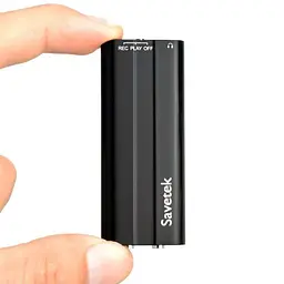 Міні диктофон Savetek 600 8 Гб Чорний (100167) - мініатюра 2