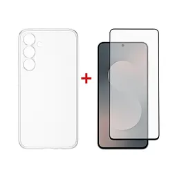 Чохол до мобільного телефона Dengos Samsung Galaxy S25 FE TPU+glass Transparent (DG-KM-172)