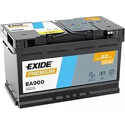 Автомобільний акумулятор EXIDE Premium Carbon Boost 2.0 6СТ-90Ah АзЕ 720A (EN) EA900 - мініатюра 2