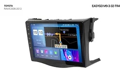 Штатна автомагнітола EasyGo M9-3-32-TR4 Toyota RAV4 2006-2012 - мініатюра 2