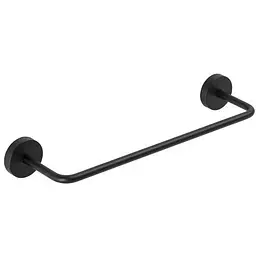 Тримач для рушника Stilhaus Easy 45 см Black matt ES4523 Чорний матовий