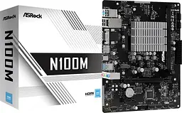 Материнська плата ASRock N100M (N100M) (Integrated CPU, SoC, Micro-ATX) - мініатюра 5