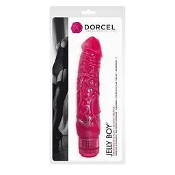 Реалістичний вібратор Dorcel Jelly Boy 22 см фуксія - мініатюра 3