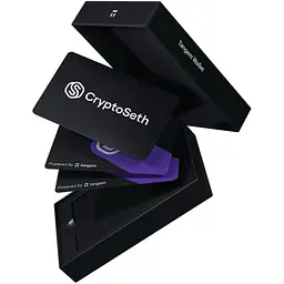 КриптогаманецьTangem 2.0 Crypto Seth Wallet набір з 3 карт Чорний (TG-CRYPTOSETH) - мініатюра 2
