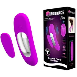 Трусики Baile Ly Romance Lisa Remote Panty Massager Purple Вібровкладка в, 9.5х3 см фіолетовий - мініатюра 8