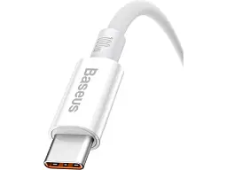 Кабель BASEUS Superior Series USB Cable to USB-C Fast Charging Data 100W 1.5m White (P10320102214-02) - мініатюра 4