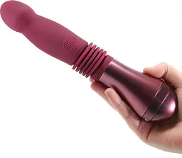 Вібратор Blush Novelties Trixie Thrusting Dildo Wine Red (SO8835) [108466] - мініатюра 4