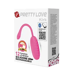 Віброяйце Pretty Love Kirk Remote 19.7 см рожевий - мініатюра 10