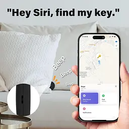 Відстеження Bluetooth зі шкіряним брелоком, локатор ключів, трекер багажу, сертифікат MFi тільки для iOS, працює з програмою Find - мініатюра 3