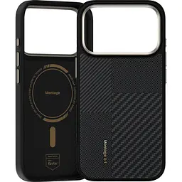 Чохол Benks Montage ArmorPro Kevlar Case 600D/1500D Magnetic для Apple iPhone 17 Pro Black [146130] - мініатюра 2