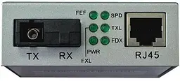 Медіаконвертер Step4Net 10/100Base-TX to 100Base-FX, SM, 1550nm, SC/PC, 20км (MC-D-0,1-1SM-1550nm-20)