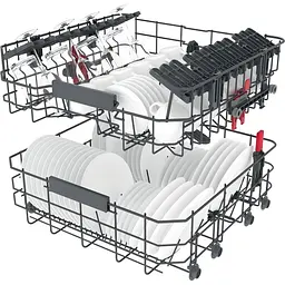 Посудомийна машина Whirlpool WIC3C34PFES - мініатюра 8